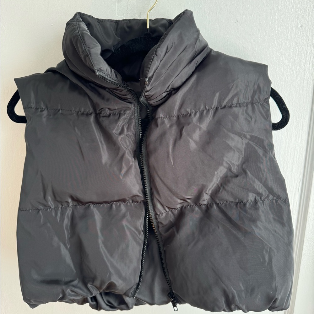 Gray Puffer Vest